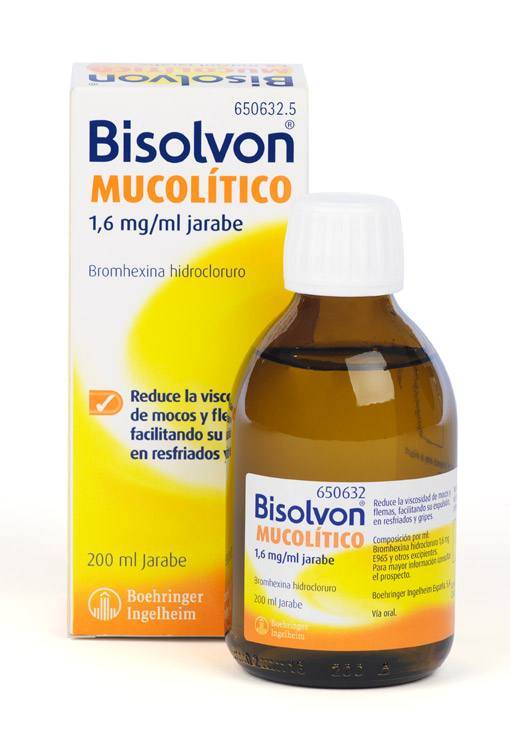 Bisolvon Mucolitico Mg Ml Jarabe Frasco De Ml Farmacia